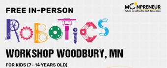  In-person Free Robotics Workshop in Woodbury, MN by Moonpreneur