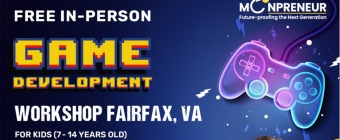 Free Game Development Workshop in Fairfax, VA by Moonpreneur