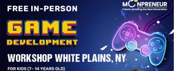Free Game Development Workshop in White Plains, NY by Moonpreneur