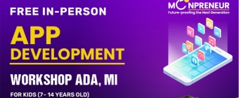  Free App Development Workshop in Ada, MI by Moonpreneur