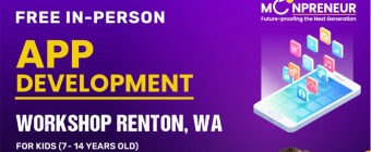 Free App Development Workshop in Renton, WA by Moonpreneur