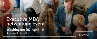 Executive MBA networking cocktail event, Washington D.C.