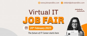 Virtual IT Job Fair on February 20 | JobsnProfiles