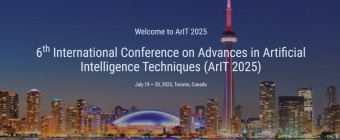 6th International Conference on Advances in Artificial Intelligence Techniques (ArIT 2025)