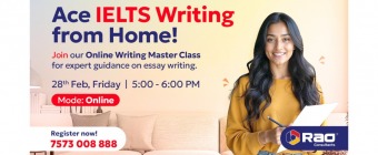 Online IELTS Writing Master Class - Rao Consultants