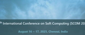 13th International Conference on Soft Computing (SCOM 2025)