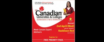 Canadian Universities & Colleges Admissions Fair & Workshop, Mohali