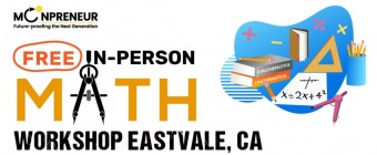 In-person Free Math Workshop For Kids at Eastvale, CA (Grade 2nd-8th)