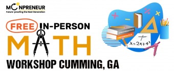 In-person Free Math Workshop For Kids at Cumming, GA (Grade 2nd-8th)