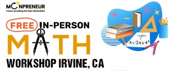 In-person Free Math Workshop For Kids at Irvine, CA (Grade 2nd-8th)