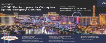 14th Annual UCSF Techniques in Complex Spine Surgery Program