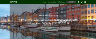 14th International Conference on Cryptography and Information Security (CRYPIS 2025)
