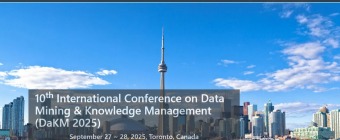 10th International Conference on Data Mining & Knowledge Management (DaKM 2025)