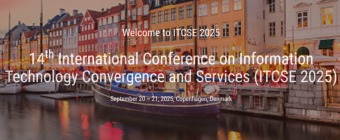 14th International Conference on Information Technology Convergence and Services (ITCSE 2025)