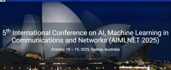 5 th International conference on AI, Machine Learning in Communications and Networks (AIMLNET 2025)