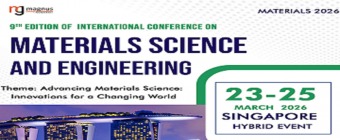 9th Edition of International Conference on Materials Science and Engineering