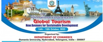 Global Tourism New Avenues for Sustainable Development