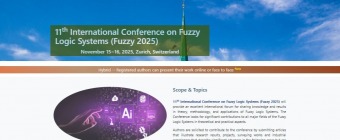 11th International Conference on Fuzzy Logic Systems (Fuzzy 2025)