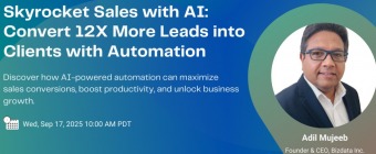 Skyrocket Sales with AI:Convert 12X More Leads into Clients with Automation