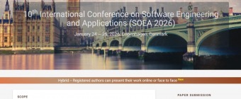 10th International Conference on Software Engineering and Applications (SOEA 2026)