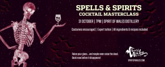 Halloween Cocktail Masterclass – Spells & Spirits at Spirit of Wales Distillery