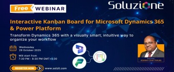 Interactive Kanban Board for Microsoft Dynamics 365