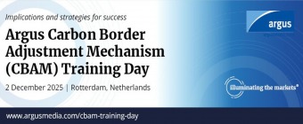 Argus Carbon Border Adjustment Mechanism (CBAM) Training Day | 2 December, Rotterdam, Netherlands