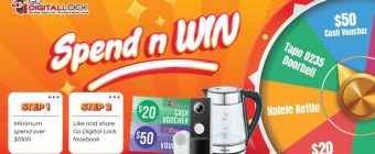 Spin & Win 2025 at Go Digital Lock! 
