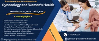 3rd International Conference on Gynecology and Women's Health