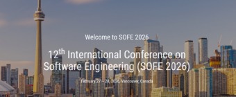 12th International Conference on Software Engineering (SOFE 2026)