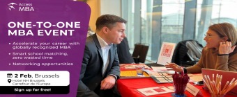 One Day. One City. Your Future MBA. | Brussels . February 2