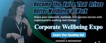 Corporate Wellbeing Expo 2026 | Become A Speaker At Premier B2B Show