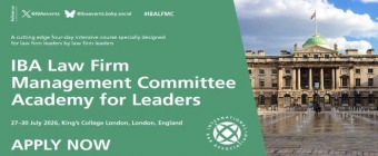IBA Academy for Leaders, London, 27-30 July 2026