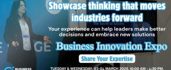 Business Innovation Expo 2026 | Become A Speaker At Premier B2B Show