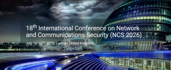 18th International Conference on Network and Communications Security (NCS 2026)