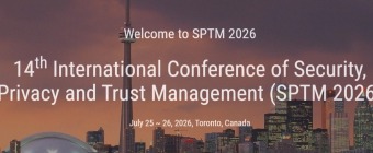 14th International Conference of Security, Privacy and Trust Management (SPTM 2026)