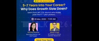 IMT CDL Alumni Series: Breaking the 5–7 Year Career Plateau