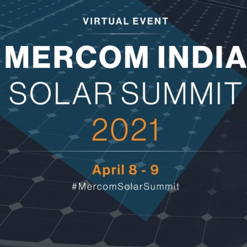 Banner Page, Mercom India Solar Summit 2021