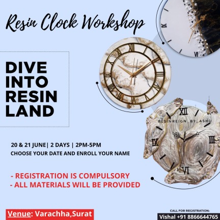 Resin Clock Workshop
