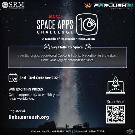 Poster, NASA International Space Apps Challenge
