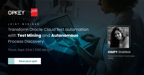OpKey Webinar, Transform Test Automation for Your Oracle Applications (EBS & Cloud)