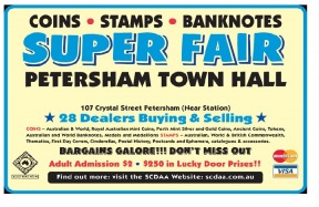 SCDAA 2024, Petersham Stamp Coin & Banknote Fair