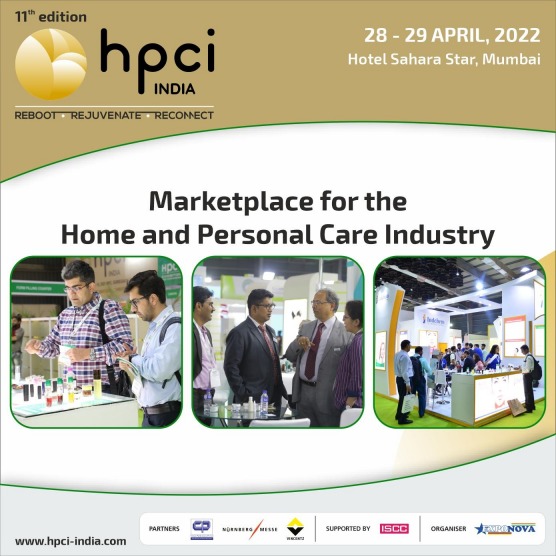HPCI India 2022, Home and Personal Care Ingredients Exhibition and Conference