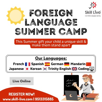 FOREIGN LANGUAGE SUMMER CAMP, Free Foreign Language Webinar