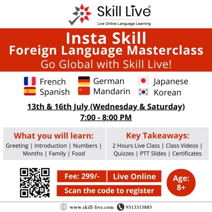 Insta Skill Masterclass, Insta Skill Foreign Language Masterclass