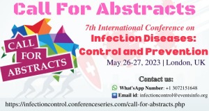 Call for Abstracts at Infection Control 2023, 7th International Conference on Infectious Diseases: Control and Prevention