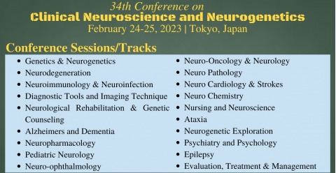 Conference Highlights, 34th Conference on Clinical Neuroscience and Neurogenetics