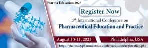 Register Now | Pharma Education 2023, 15th International Conference on Pharmaceutical Education & Practice