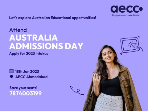 Study In Australia, Attend Australia Education Fair in Ahmedabad on 18th Jan 2023