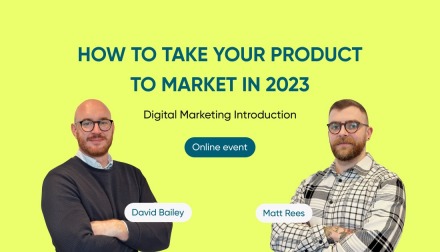 The key speaker of the webinar, How to Take Your Product to Market in 2023: Digital Marketing Introduction